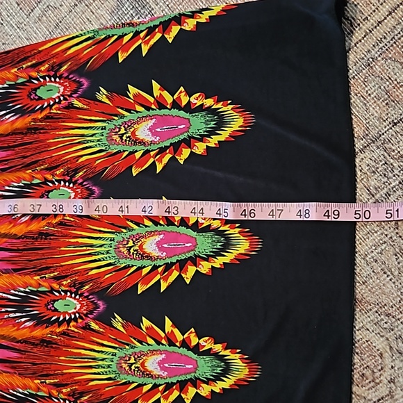 XS/S stretchy, vibrant, colorful maxi dress - Picture 4 of 7